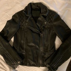 ALLSAINTS Cargo Leather Biker Jacket